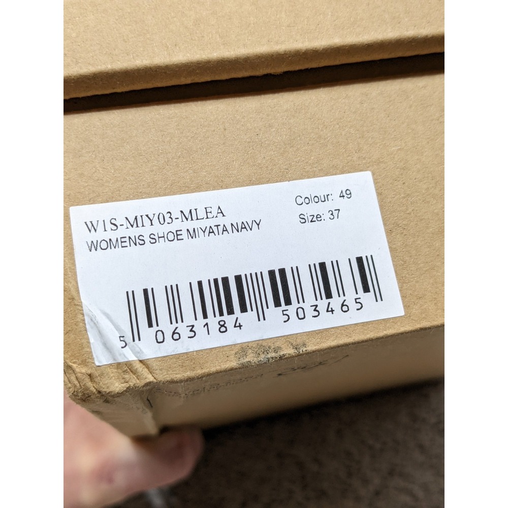Paul Smith Miyata Sneakers Womens 6.5-7.0 Navy White Leather Suede Trainers NIB - Picture 9 of 10